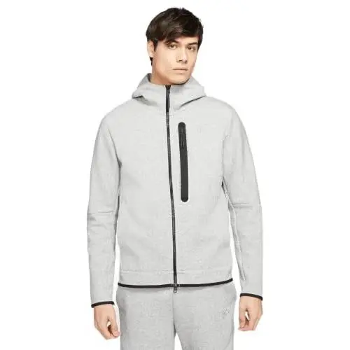 Nike Men`s Tech Fleece Full Zip Jacket Grey Sz XL DR9150-032