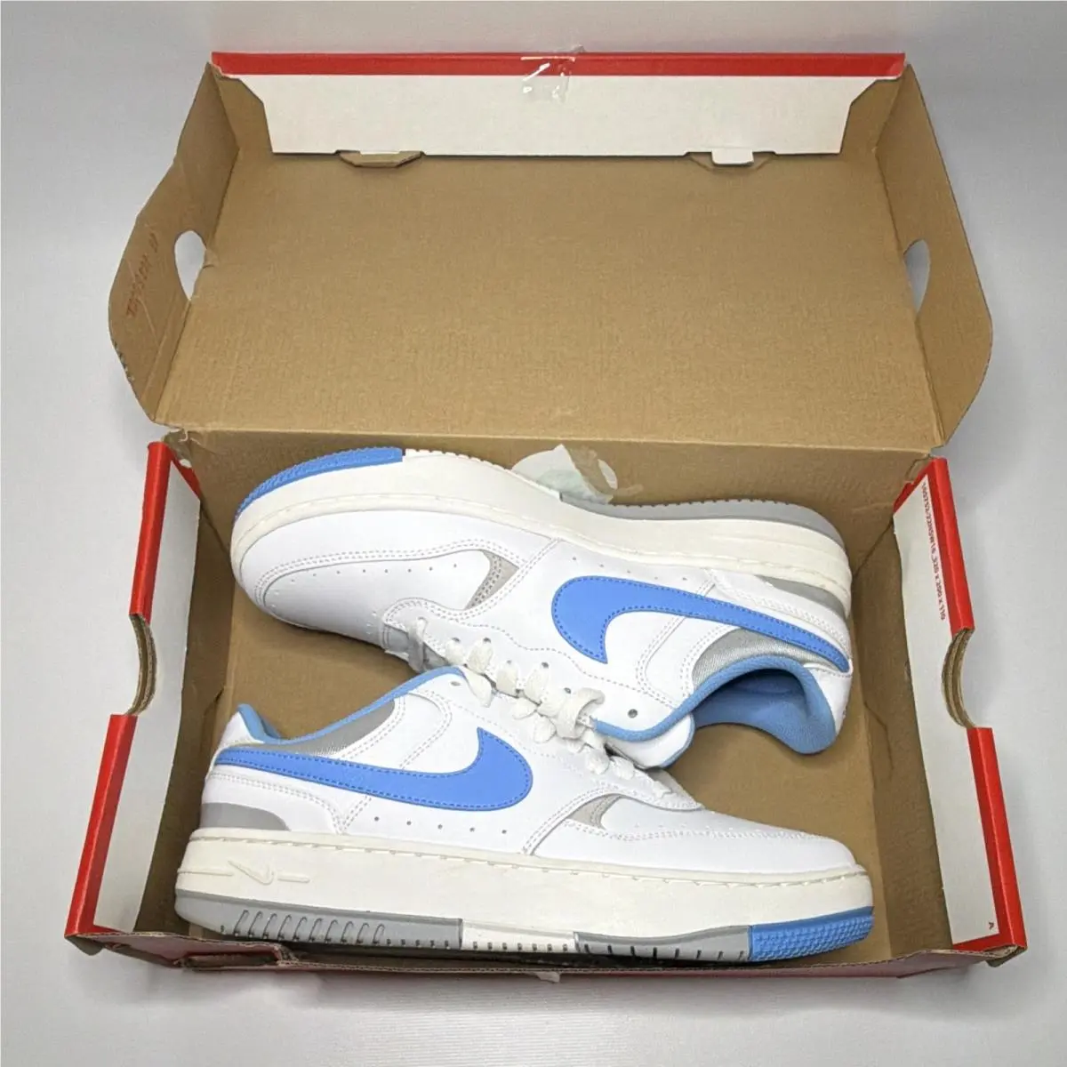 Nike shoes - Nike Gamma Force - Gamma Force - DX9176-108 - White, University Blue, Light Smoke Grey, Summit White 7