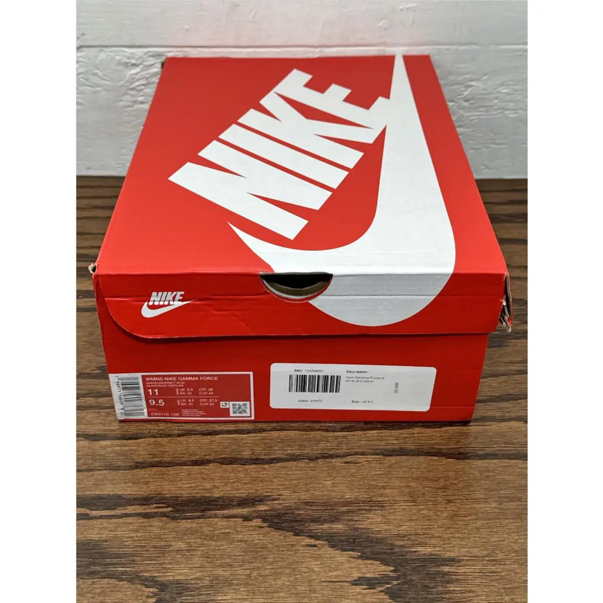 Nike shoes - Nike Gamma Force - Gamma Force - Dx9176-108 - White/Blue/Grey (UPC: 196975582396) 8