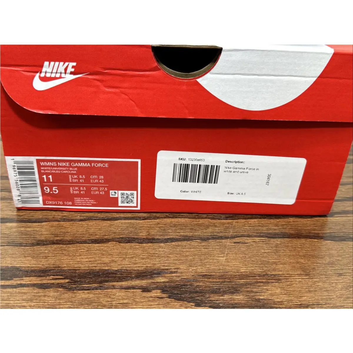 Nike shoes - Nike Gamma Force - Gamma Force - Dx9176-108 - White/Blue/Grey (UPC: 196975582396) 4
