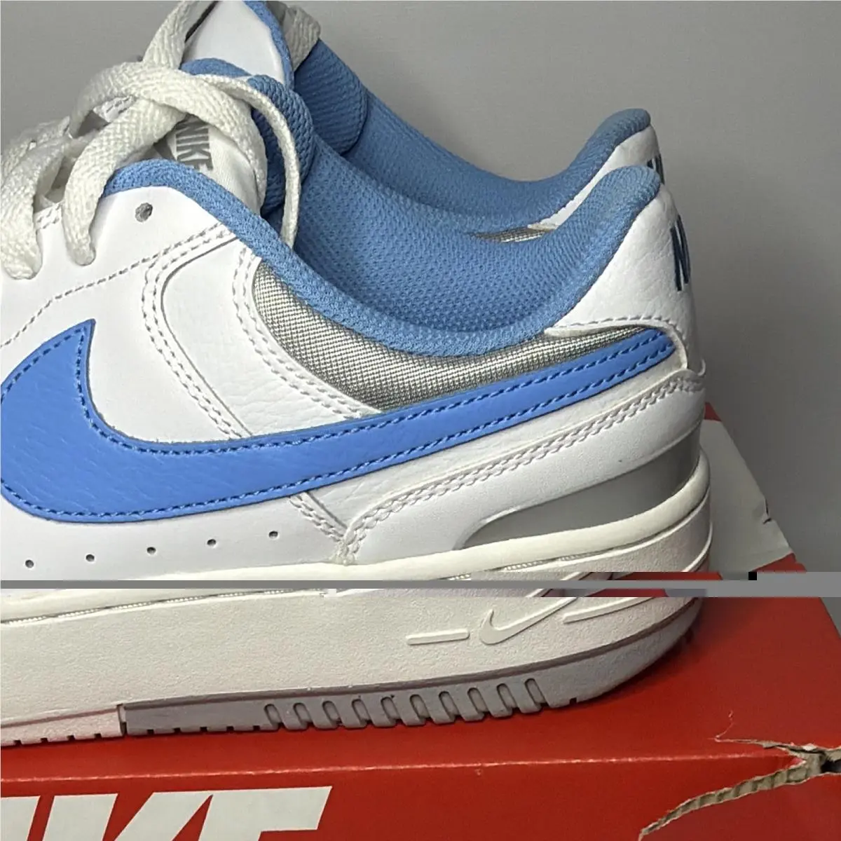 Nike shoes - Nike Gamma Force - Gamma Force - DX9176-108 - White, University Blue, Light Smoke Grey, Summit White 0