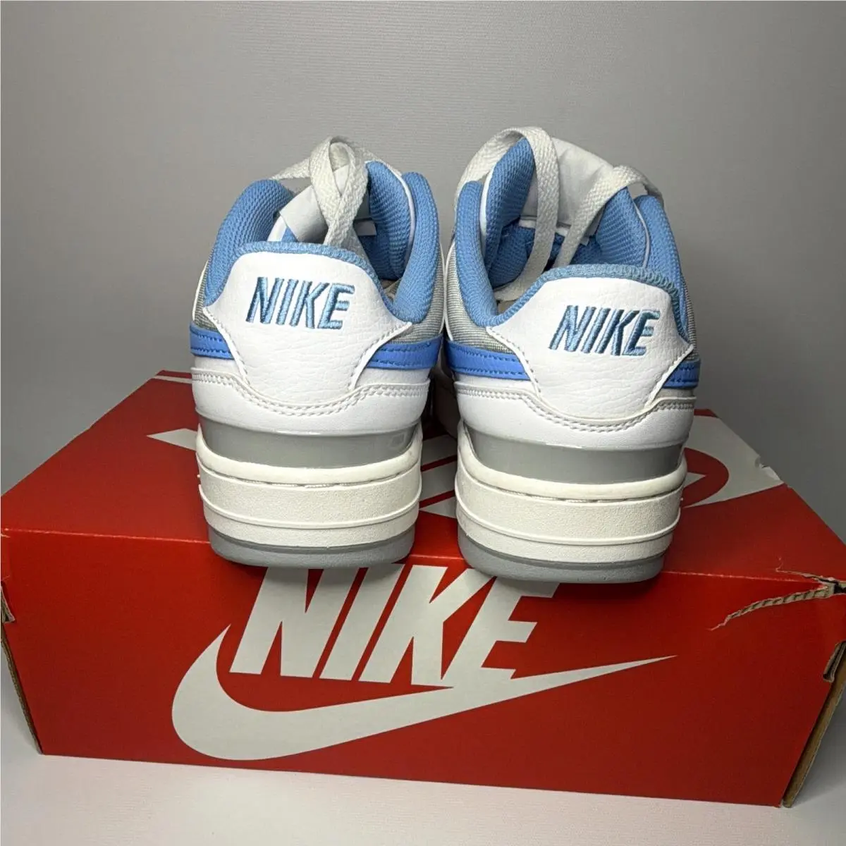 Nike shoes - Nike Gamma Force - Gamma Force - DX9176-108 - White, University Blue, Light Smoke Grey, Summit White 4