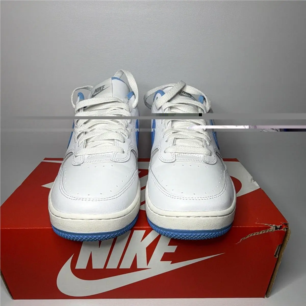 Nike shoes - Nike Gamma Force - Gamma Force - DX9176-108 - White, University Blue, Light Smoke Grey, Summit White 5