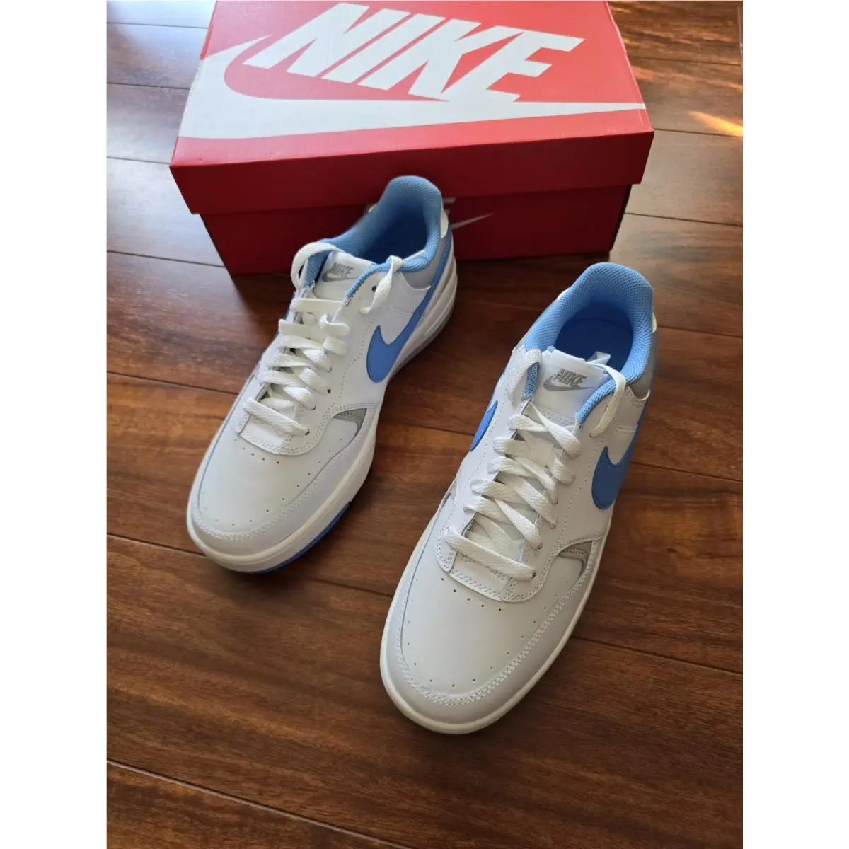 Nike Gamma Force White/university Blue/grey Women`s Size 11