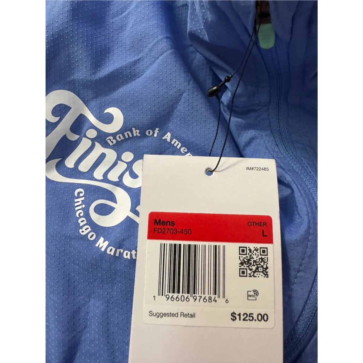 Nike clothing - Nike Windrunner Hooded Repel UV Protection Running Jacket - FD2703-450 - Polar (UPC: 196606976853) 8
