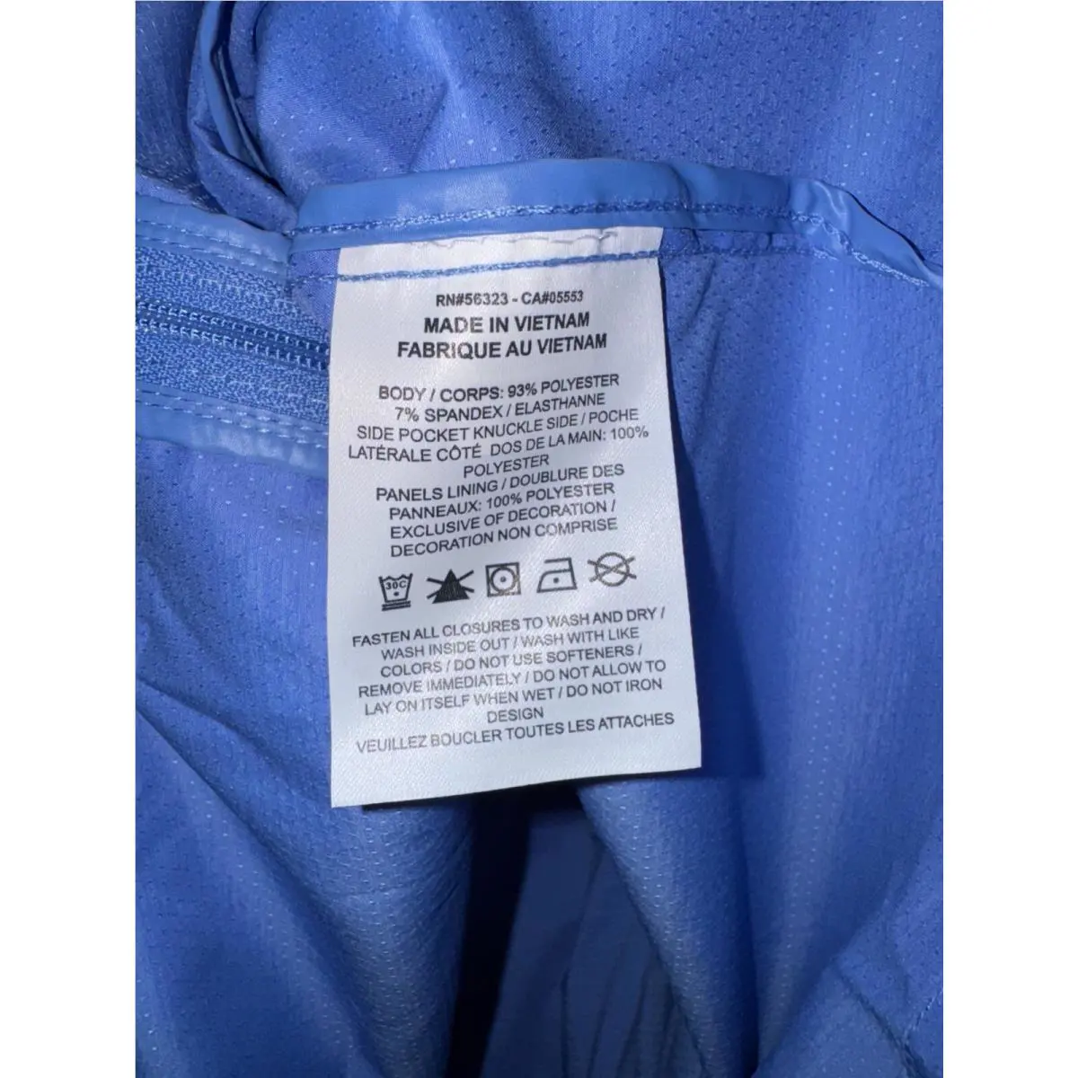 Nike clothing - Nike Windrunner Hooded Repel UV Protection Running Jacket - FD2703-450 - Polar (UPC: 196606976853) 4