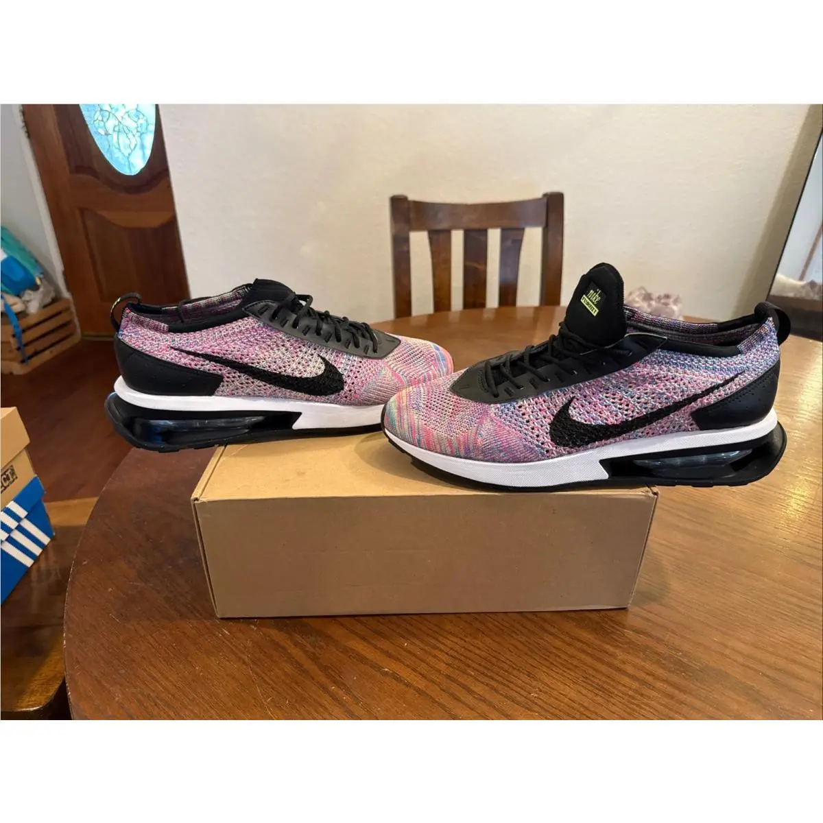 New+box  Air Max Flyknit Racer Ghost Green Pinkblast DJ6106-300 Sneaker Sz11 by Nike
