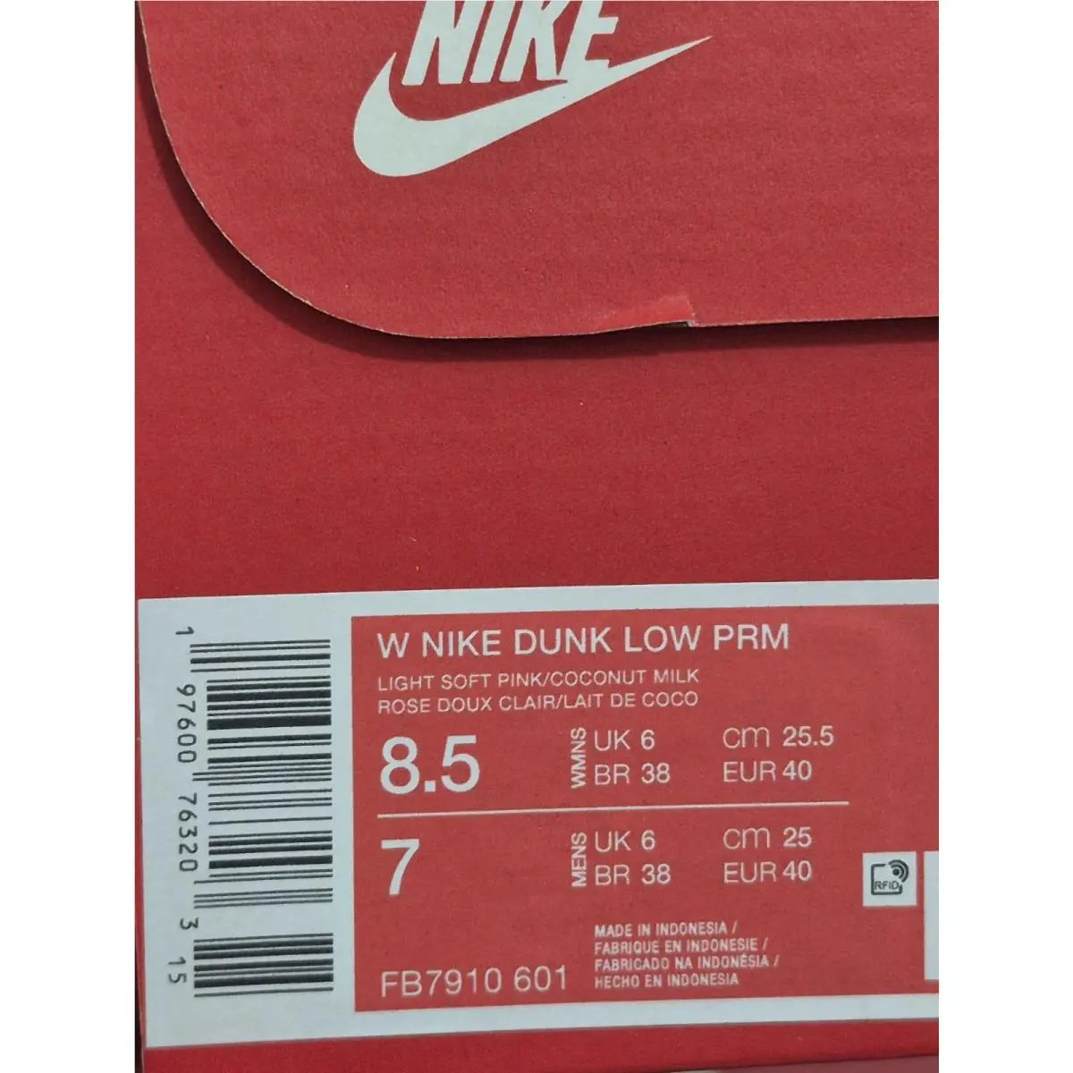 Nike shoes - Nike Dunk Low - Dunk Low - FB7910-601 - Pink 7