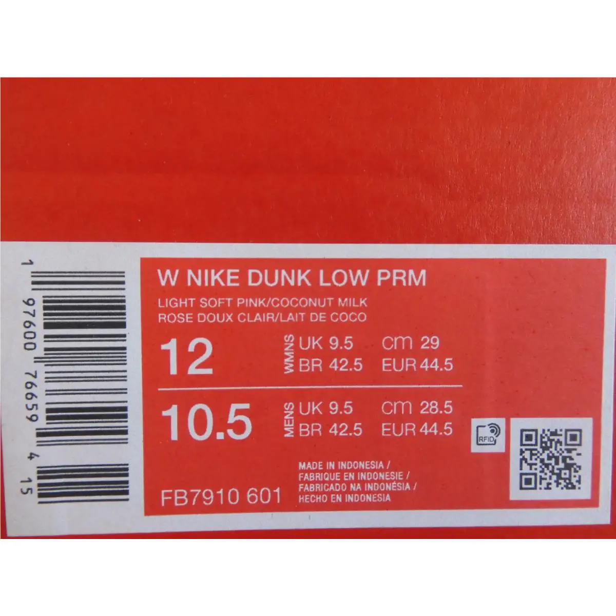Nike shoes - Nike Dunk Low - Dunk Low - FB7910-601 - Pink 3