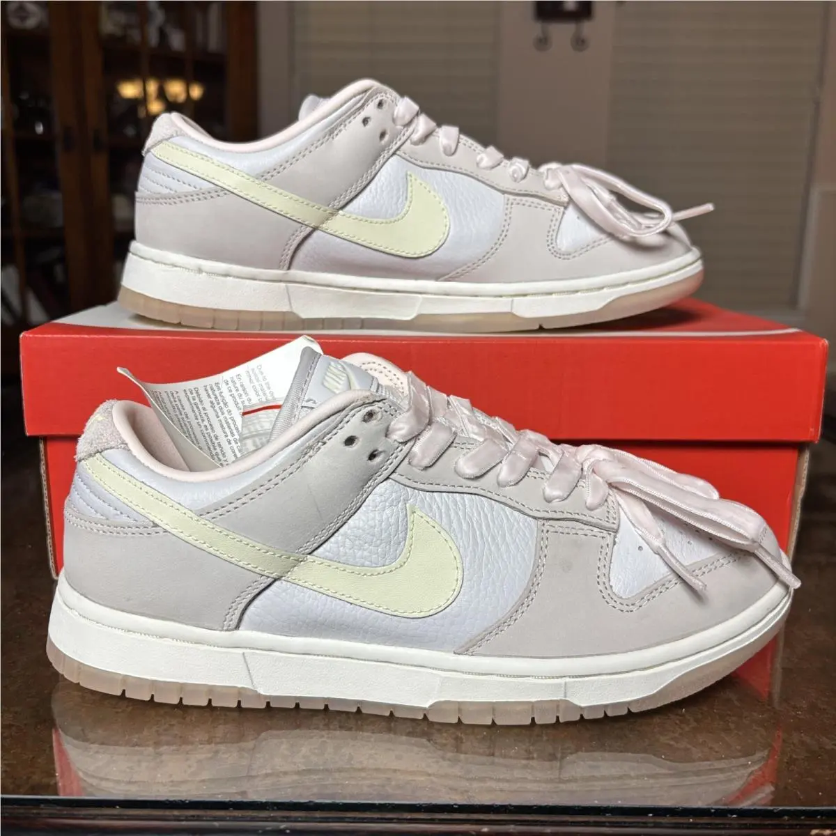 Nike shoes - Nike Dunk Low PRM - Dunk Low PRM - FB7910-601 - Pink (UPC: 00197600754980) 0