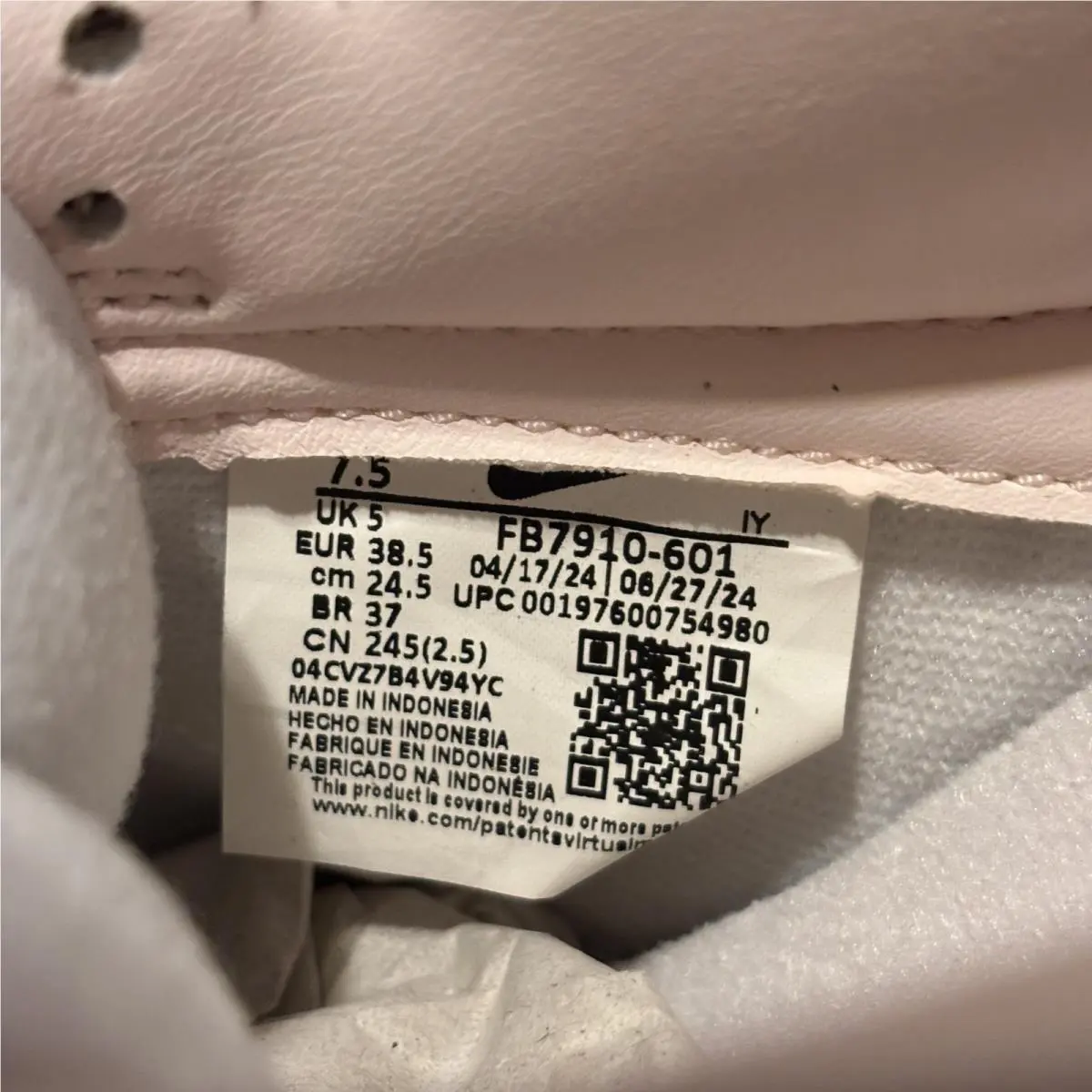 Nike shoes - Nike Dunk Low PRM - Dunk Low PRM - FB7910-601 - Pink (UPC: 00197600754980) 6