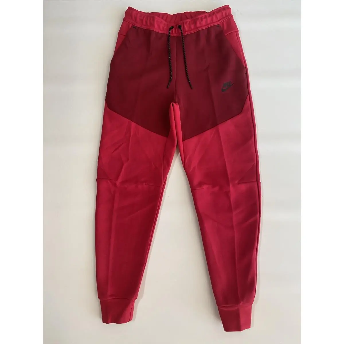 Nike Sportswear Tech Men’s Fleece Joggers Berry Pomegranate CU4495-643 Sz S