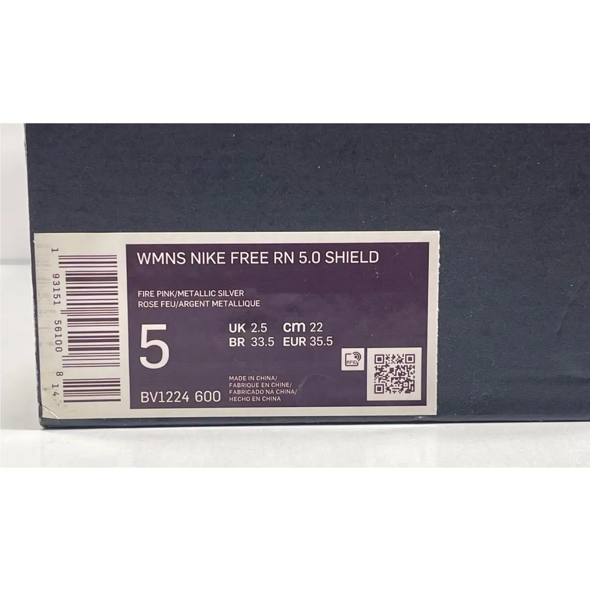 Nike shoes - Nike Free 5.0 - Free - Bv1224-600 - Fire Pink/Black/Metallic Silver 7