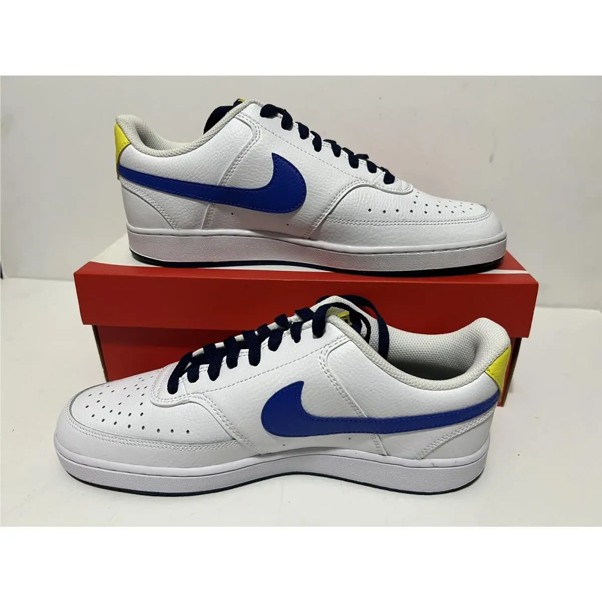 Nike shoes - Nike Court Vision - Court Vision - DM1187 102 - White/Hyper Royal-Blue Void (UPC: 0195243507086) 0