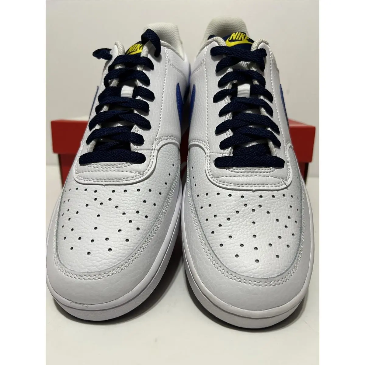 Nike shoes - Nike Court Vision - Court Vision - DM1187 102 - White/Hyper Royal-Blue Void (UPC: 0195243507086) 1