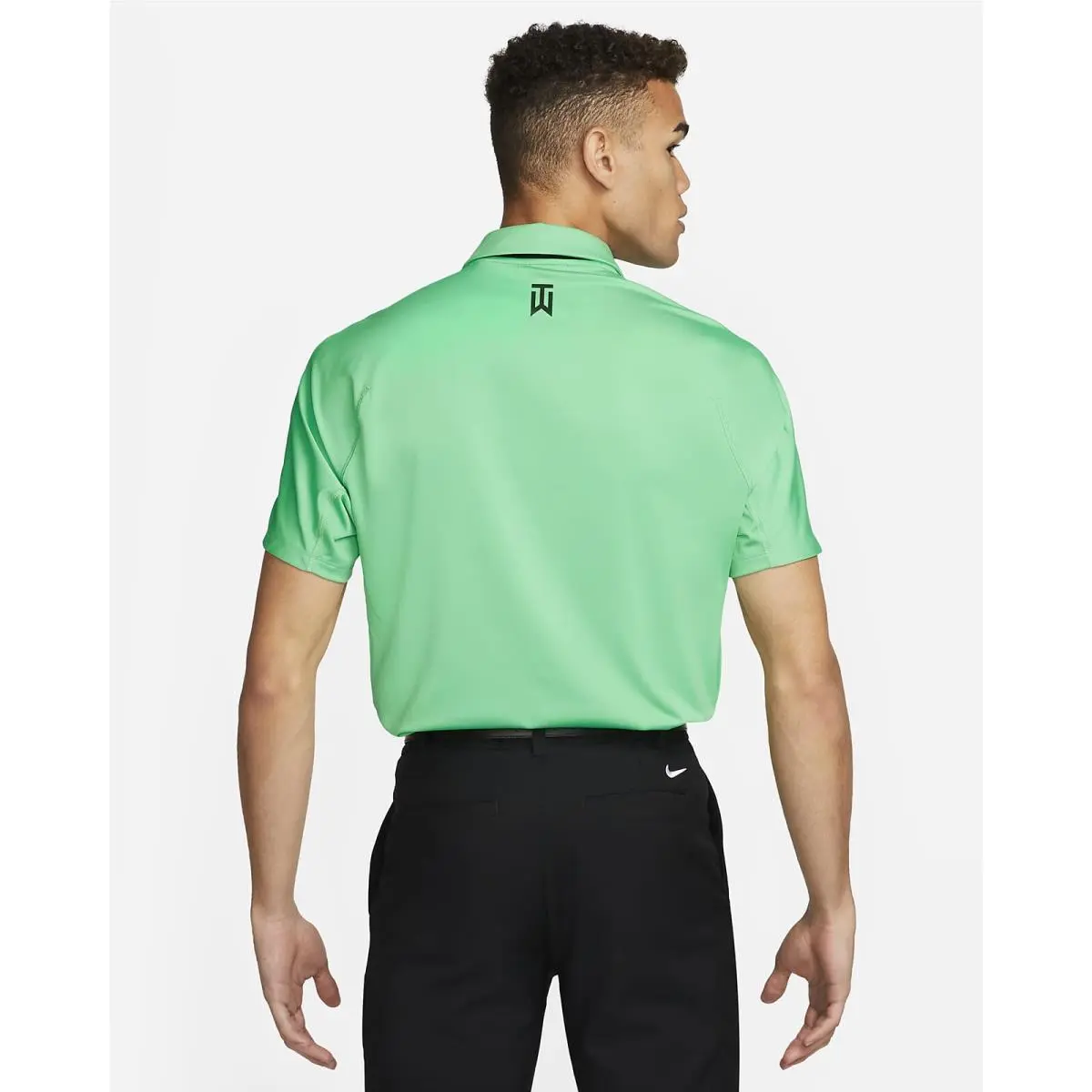Nike clothing - TW Collection Stripped Polo - Collection Stripped Polo - DR5318363 - Spring Green / Ashen Slate / Bright Cactus Yellow / Black 7