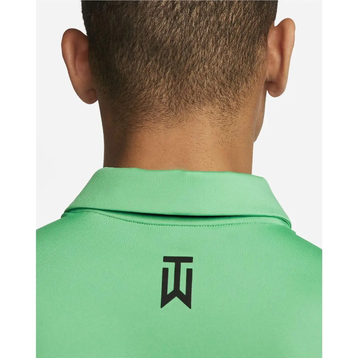Nike clothing - TW Collection Stripped Polo - Collection Stripped Polo - DR5318363 - Spring Green / Ashen Slate / Bright Cactus Yellow / Black 1