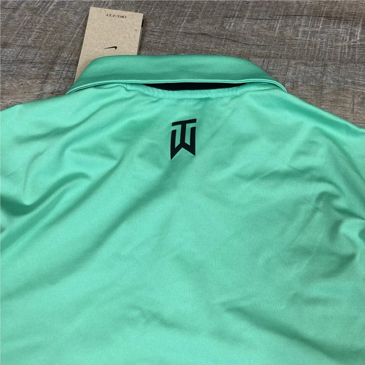 Nike clothing - TW Collection Stripped Polo - Collection Stripped Polo - DR5318363 - Spring Green / Ashen Slate / Bright Cactus Yellow / Black 6