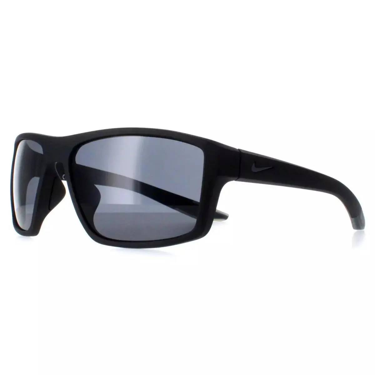 Nike BRAZEN-FURY-MI-DC3294-011-6017 Sunglasses 60mm - Frame: MATTE BLACK, Lens: SILVER FLASH