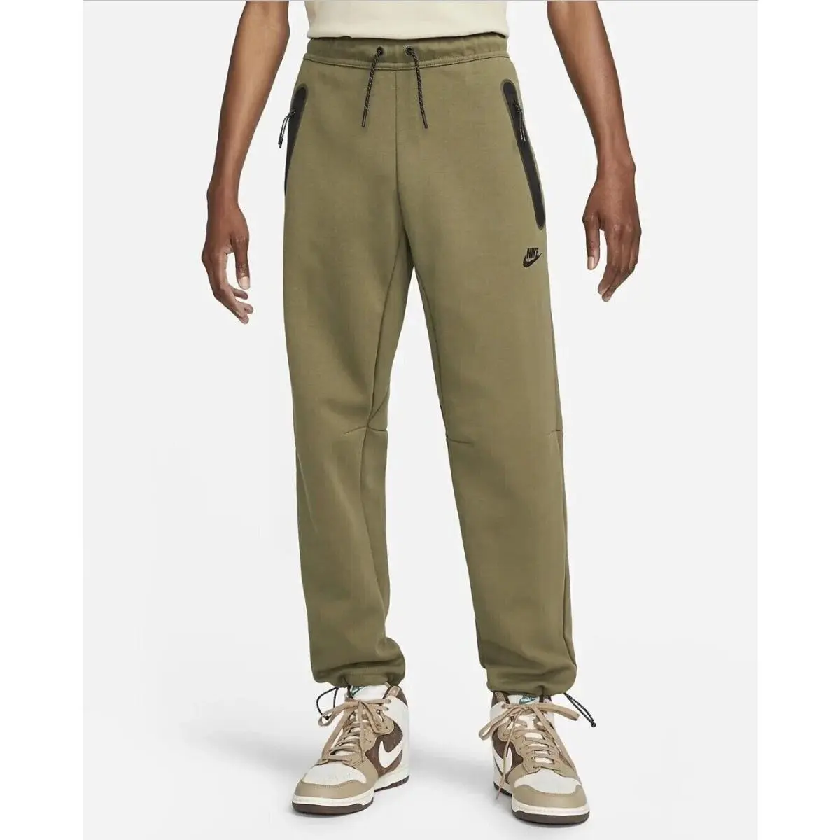 Tech Fleece Olive Green Men`s Size Small Pants DQ4312-222 by Nike