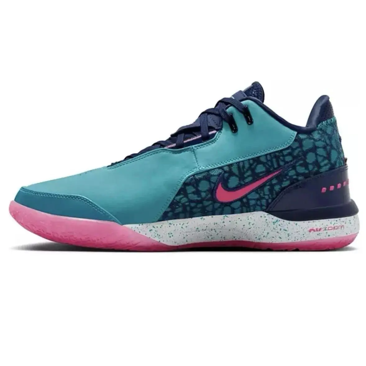 Nike shoes - ZM LEBRON NXXT GEN AMPD - FJ1566-300 - Teal/Pink/Navy Blue 0