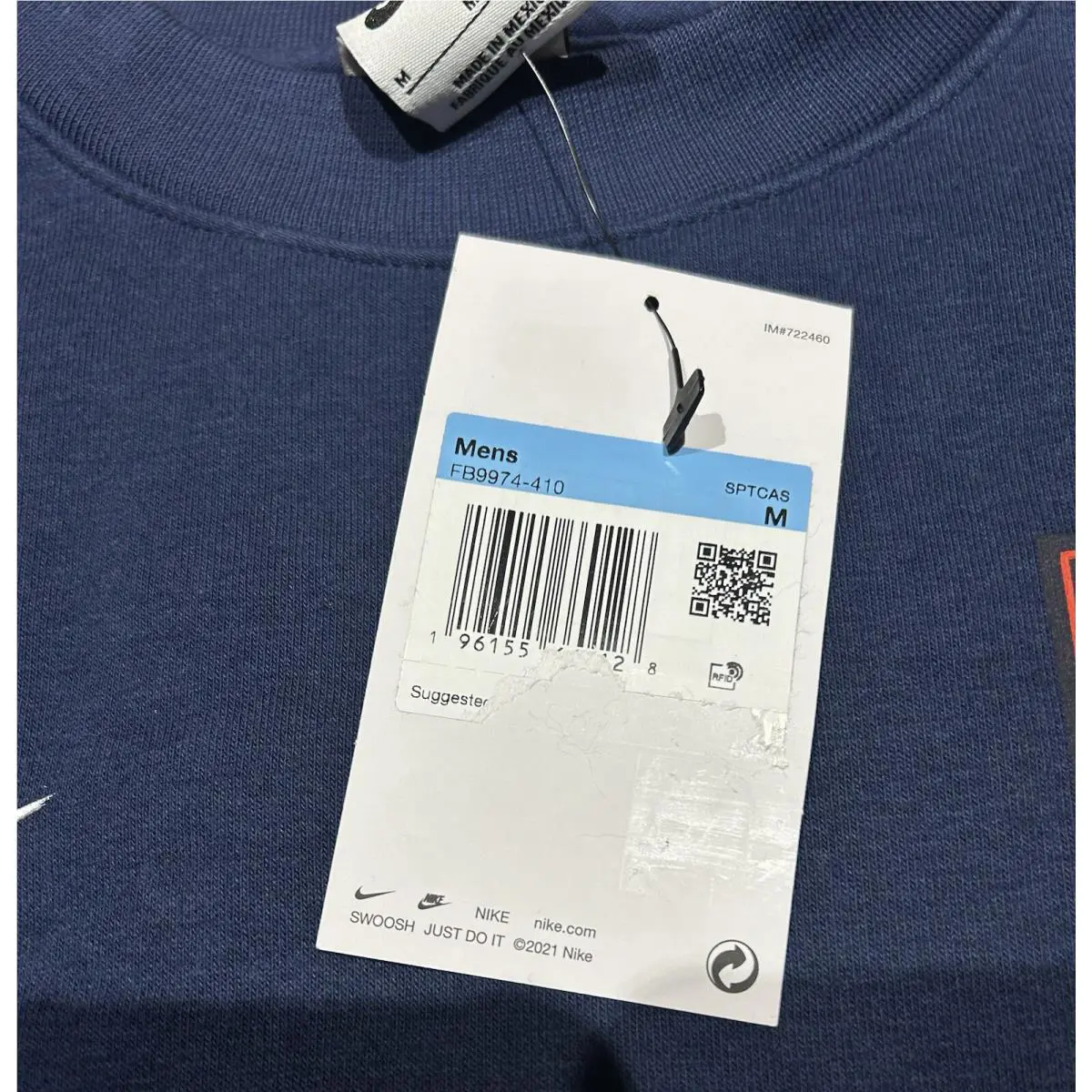Nike clothing - FB9974-063 - FB9974-063 - Blue (UPC: 0196155660050) 2