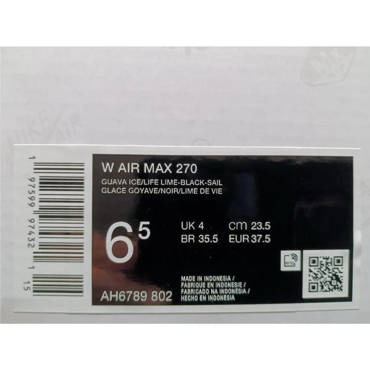 Nike shoes - Nike Air Max 270 - Air Max - AH6789 802 - Multicolor (UPC: 194276470206) 4
