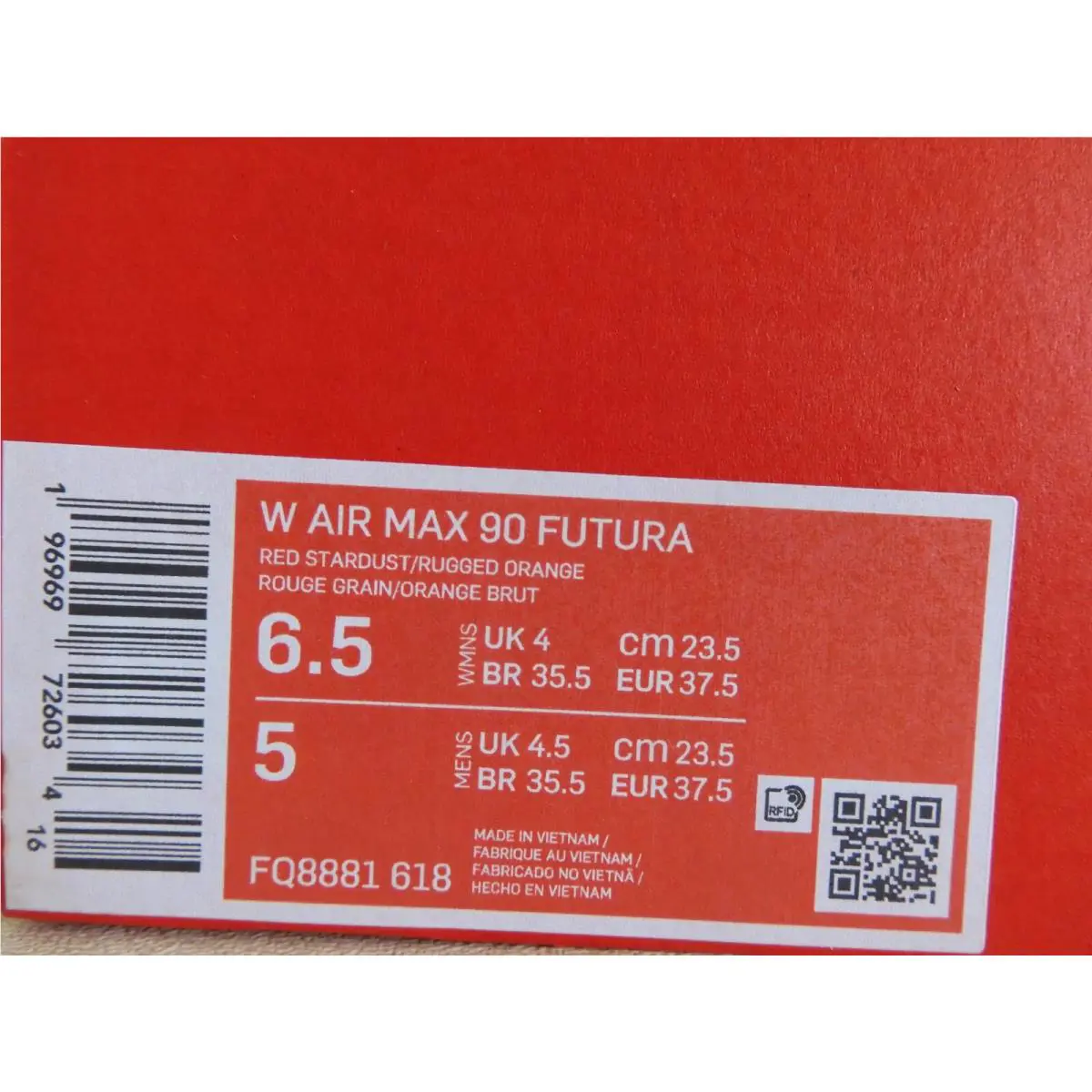 Nike shoes - Nike Air Max 90 - Air Max - FQ8881-618 - Red (UPC: 196969726034) 3
