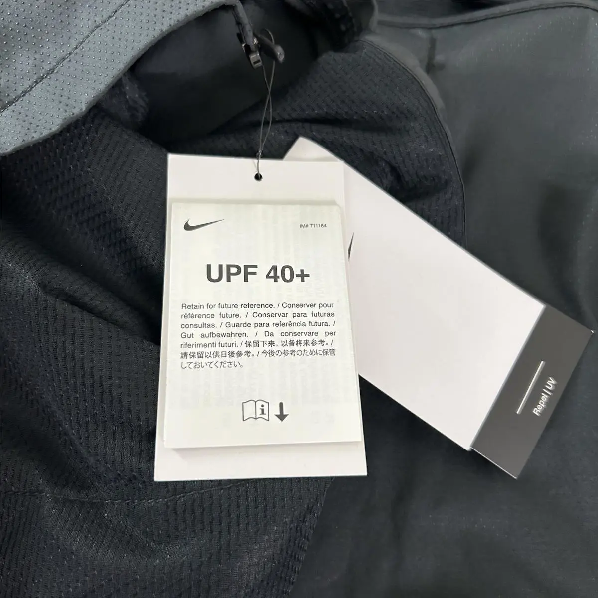 Nike clothing - Nike Repellant UV Windrunner - Repellant Windrunner - dn6433 010 - Black (UPC: 195244297689) 4