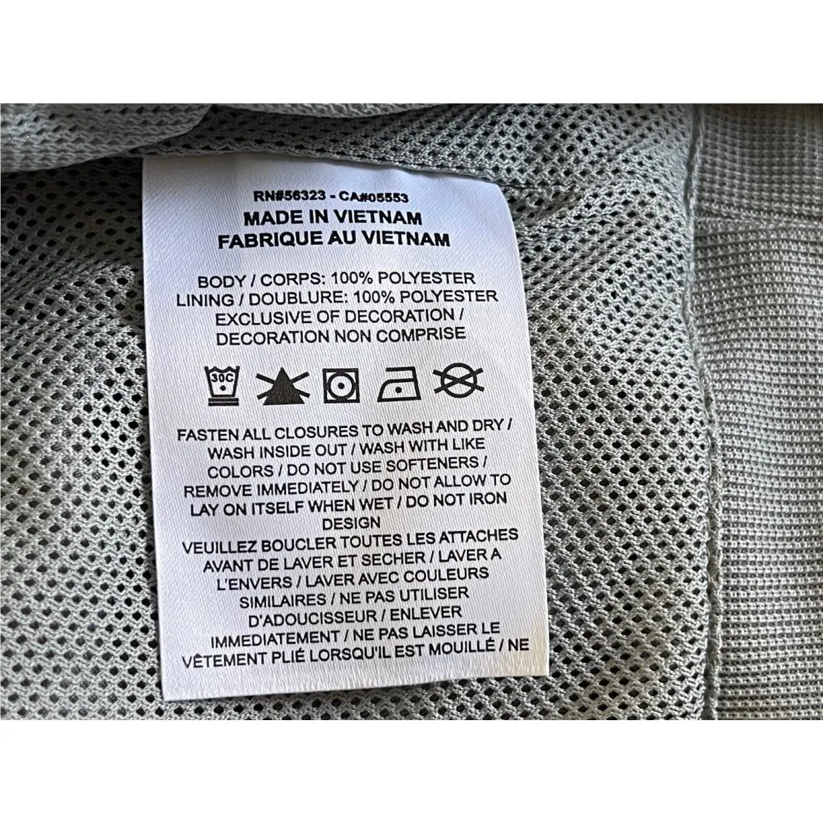 Nike clothing - Nike NSW Sport Essentials + Windrunner - DM6867 073 DM6867-073 - Gray (UPC: 0195245685201) 6