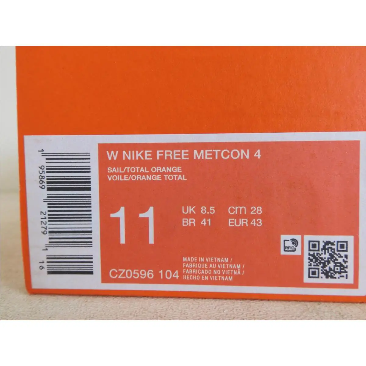 Nike shoes - Nike Free Metcon - Free Metcon - Cz0596-104 - Brown (UPC: 195869212791) 3