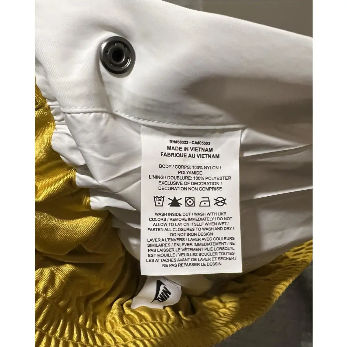 Nike clothing - Nike Ambush - Ambush - DB1636-121 DB1636121 - White, Manufacturer: Summit White/Purple/Gold (UPC: 0194499484752) 10