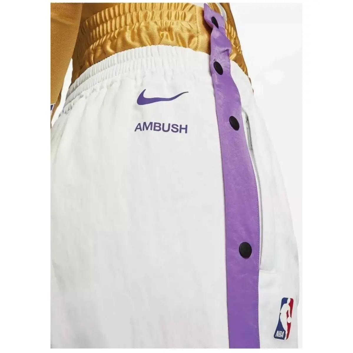 Nike clothing - Nike Ambush - Ambush - DB1636-121 DB1636121 - White, Manufacturer: Summit White/Purple/Gold (UPC: 0194499484752) 5