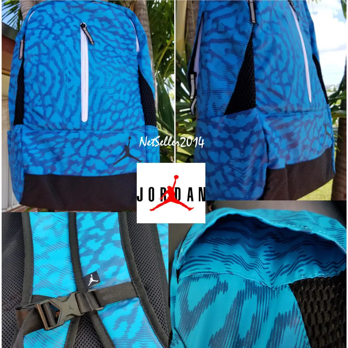 Nike Air Jordan Jumpman Backpack 9A1776-B22 Gym Bag