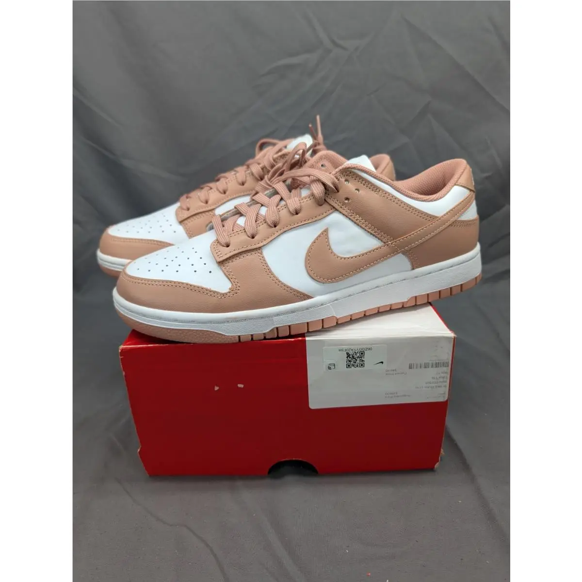 Nike Dunk Low White-rose Whisper Womens Sz 12 / Mens Sz 10.5 DD1503-118