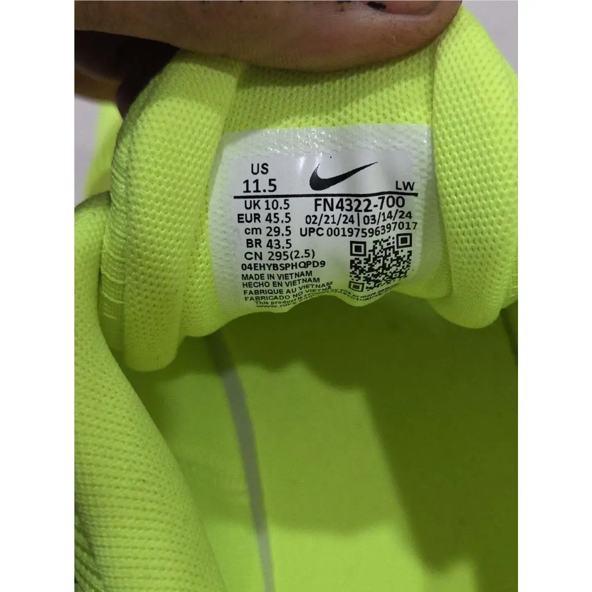 Nike shoes - Precision Vii - Precision Vii - Fn4322700 - Yellow 9