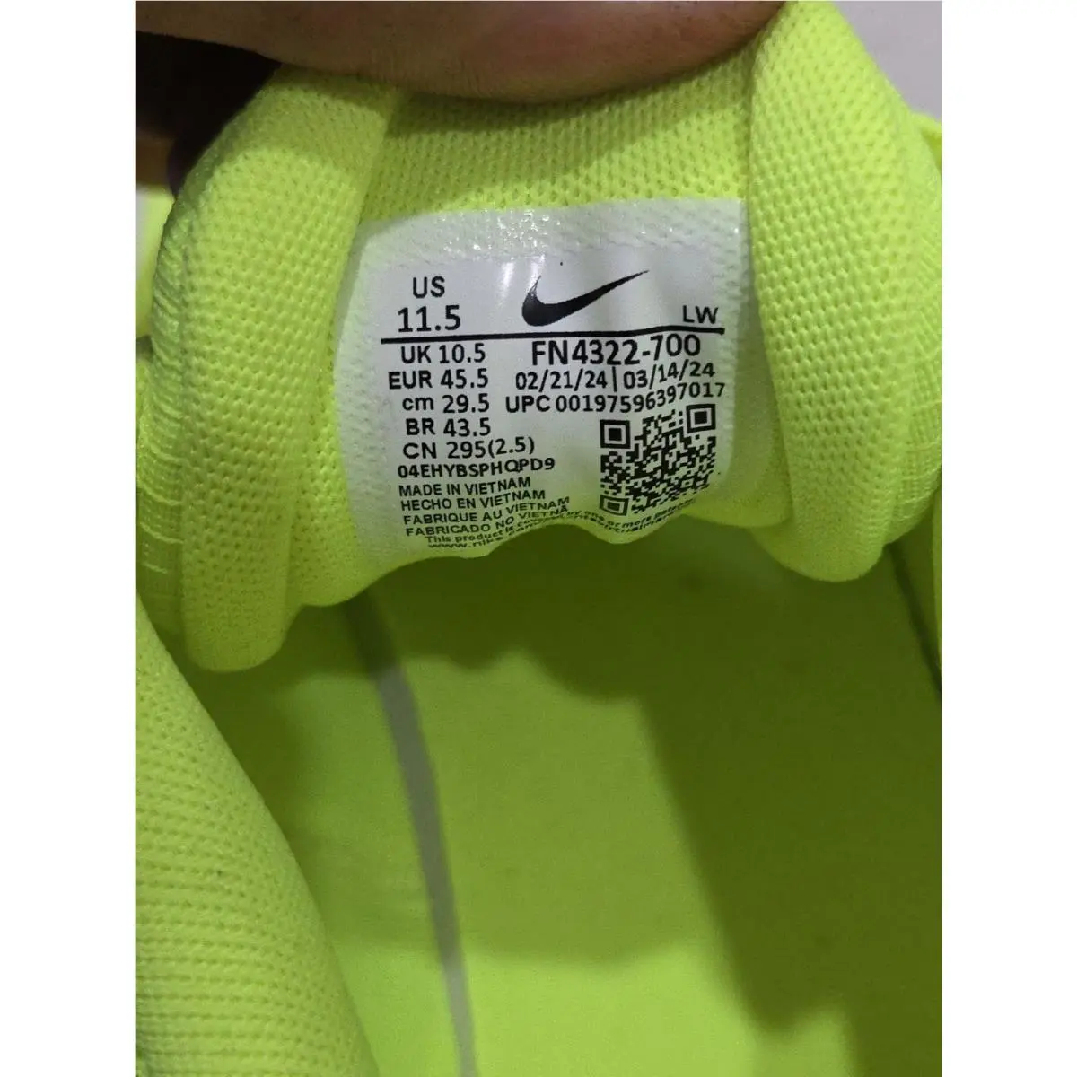 Nike shoes - Precision Vii - Precision Vii - Fn4322700 - Yellow 10