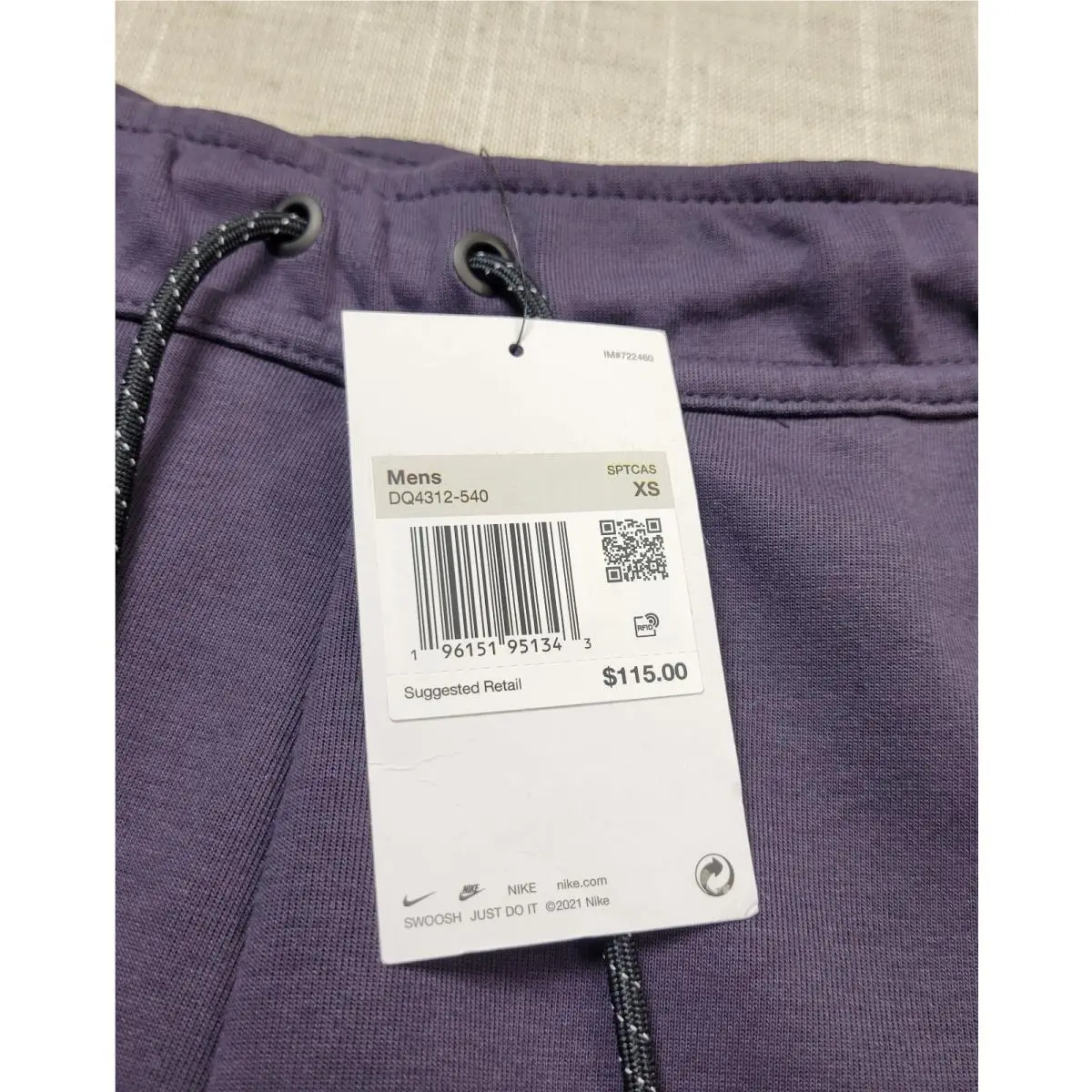 Nike clothing - Nike NSW Tech Fleece - NSW Tech Fleece - DQ4312-540 - Purple Black 8