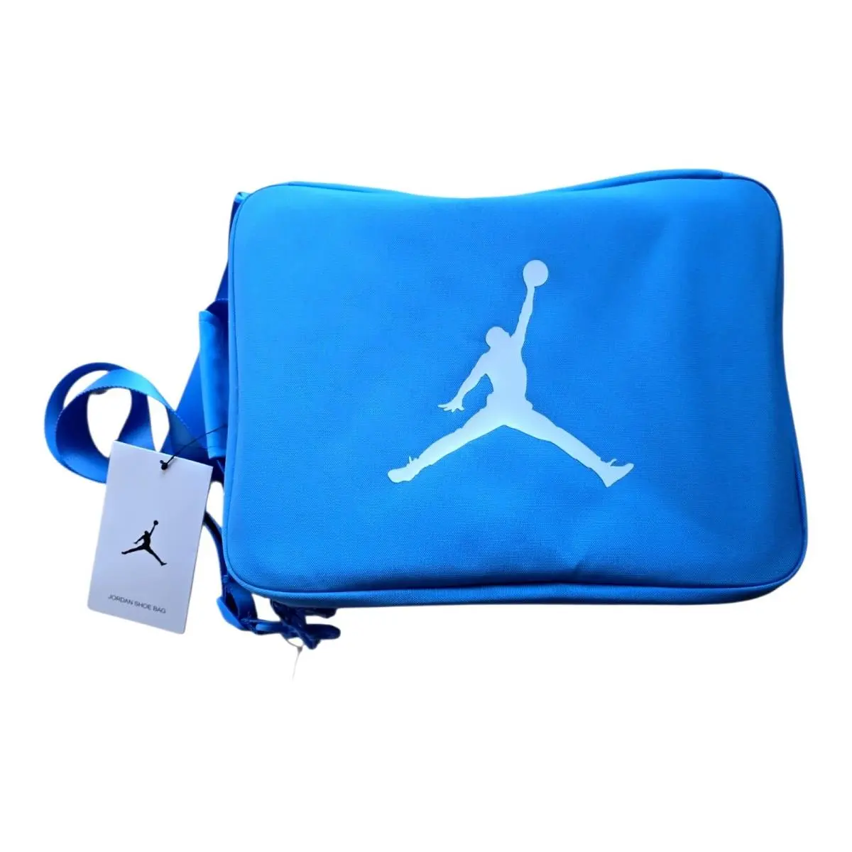 Nike Air Jordan The Shoe Box Shoe Bag 13L Unc Blue Travel Sneaker Organizer