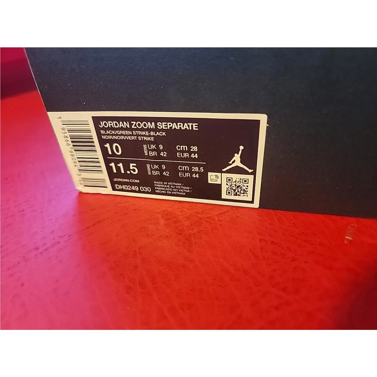 Nike shoes - Jordan Zoom Separate - Zoom Separate - DH0249 030 - Black/White/Green-Strike 8