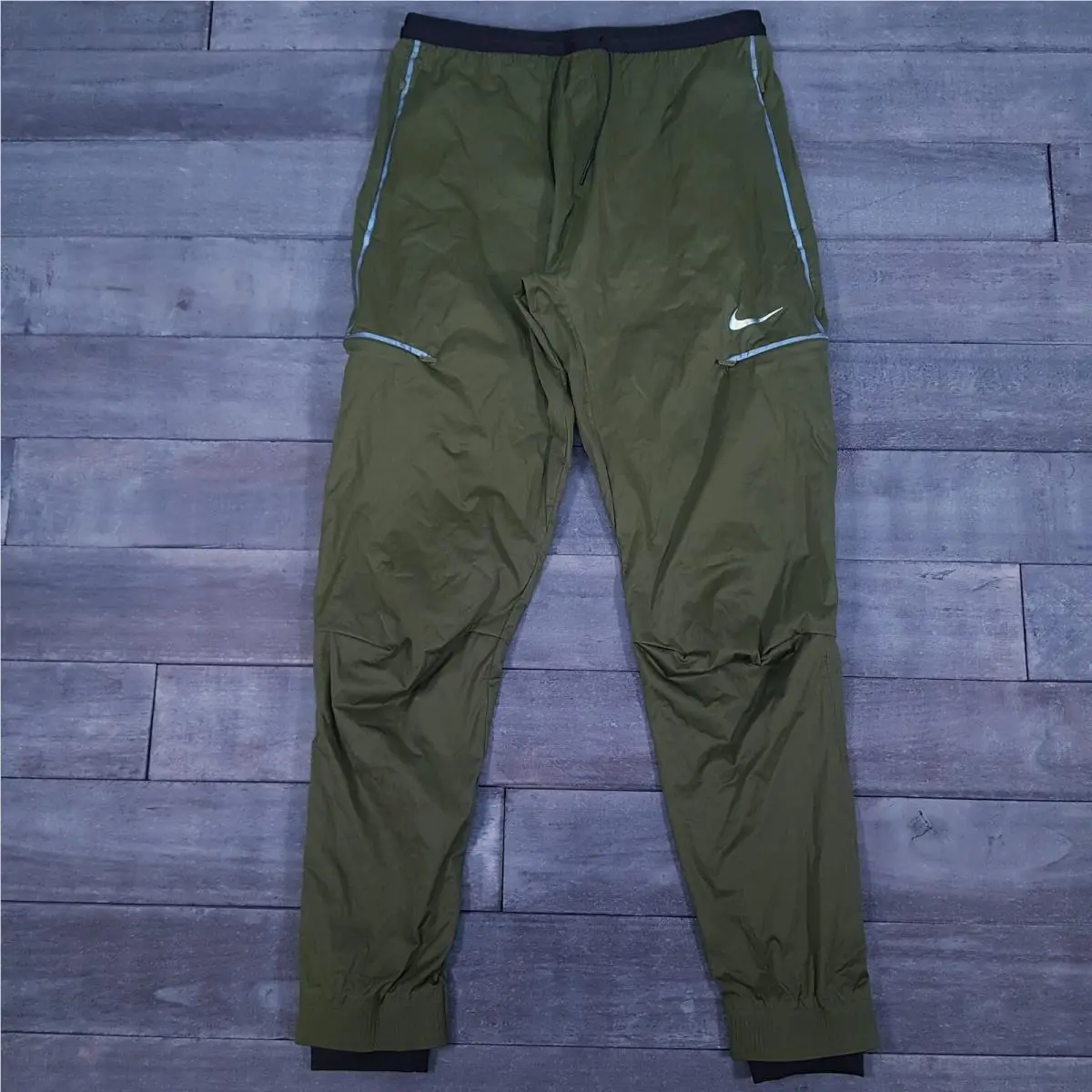 Storm-fit Adv Run Division Running Pants Mens Size Small Rough Green by Nike