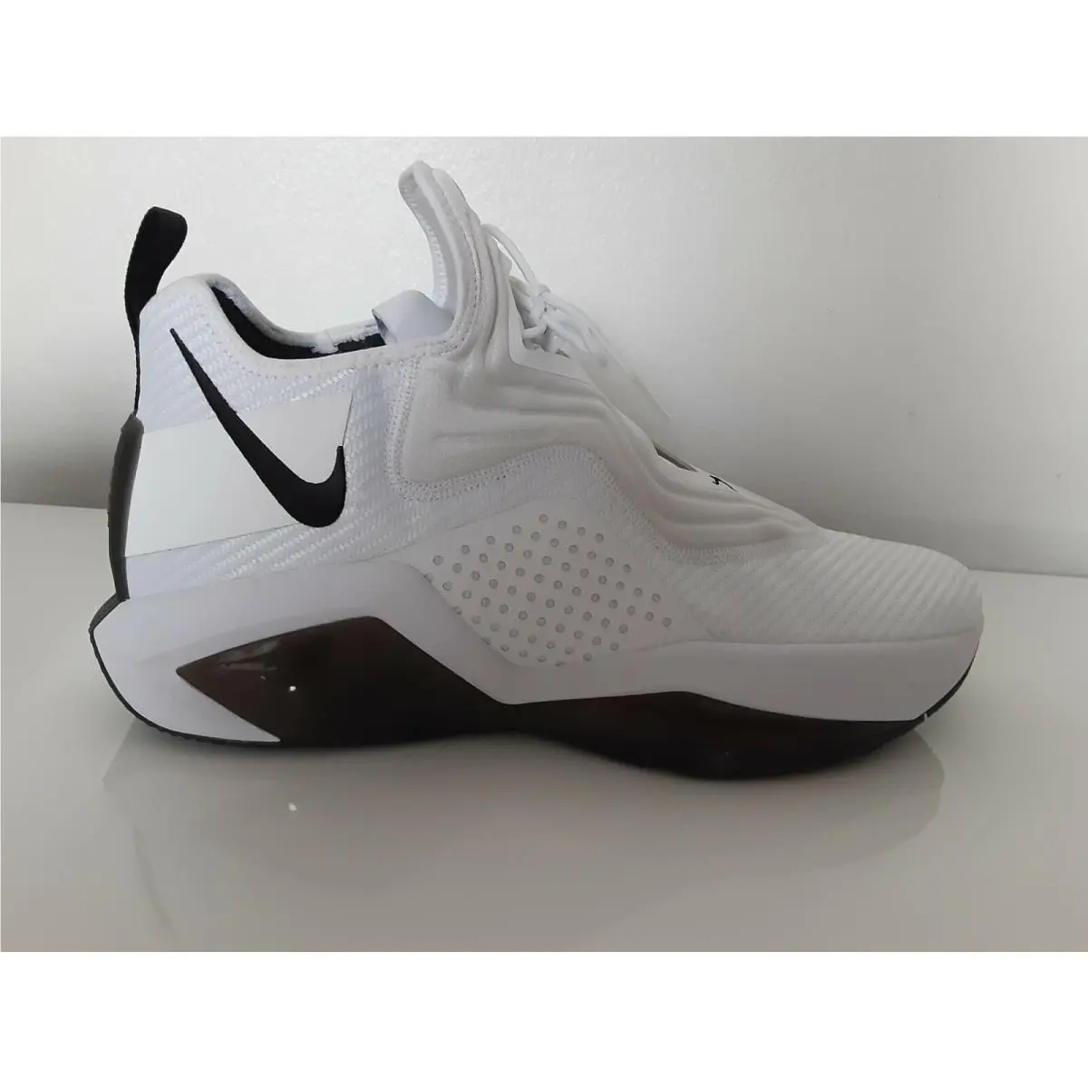 Men`s Lebron Soldier Xiv TB Promo White Basketball Shoes Multiple Size 18 by Nike