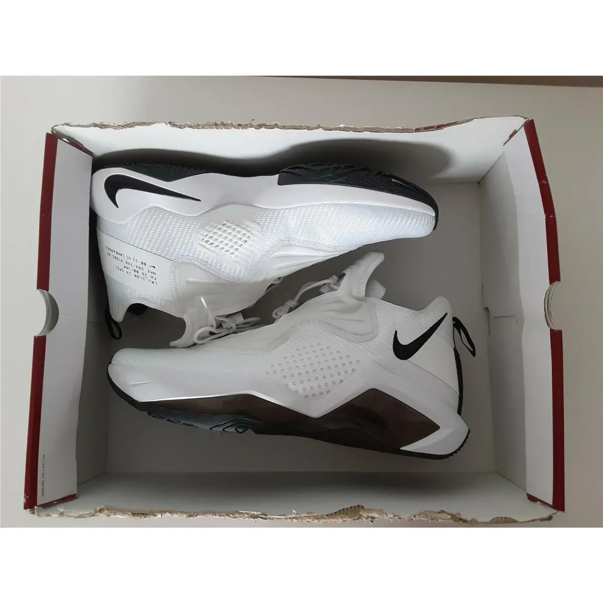 Nike shoes - Nike LeBron Soldier XIV TB Promo - CW4221 101 - White, Black 8