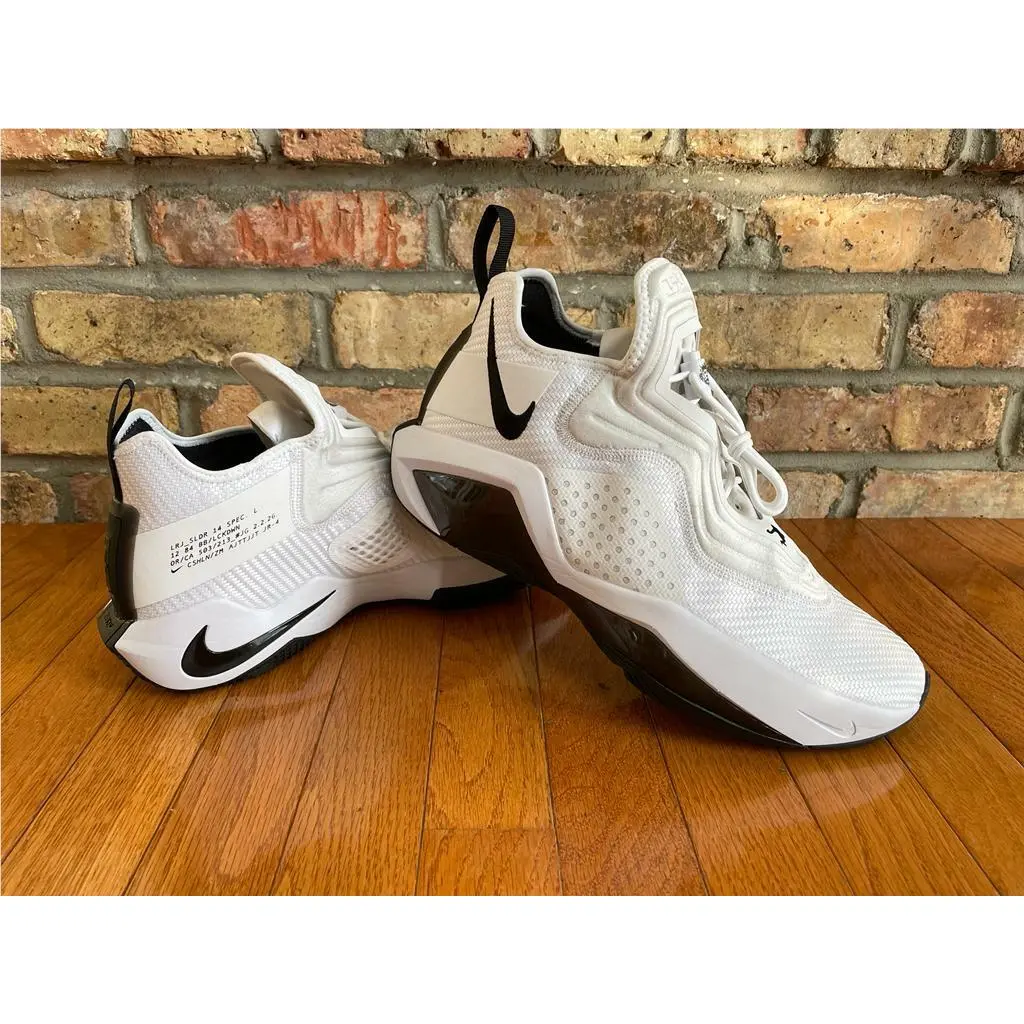 Nike Lebron Soldier Xiv TB Promo CW4221 101 White/black-black Mens Size 13.5
