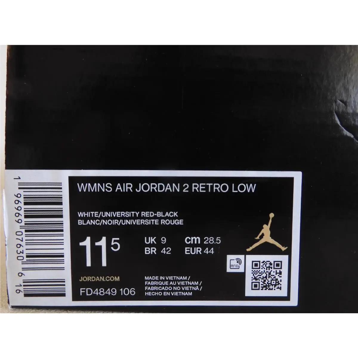 Nike shoes - Air Jordan 2 - Air - FD4849-106 - White (UPC: 196969076306) 7