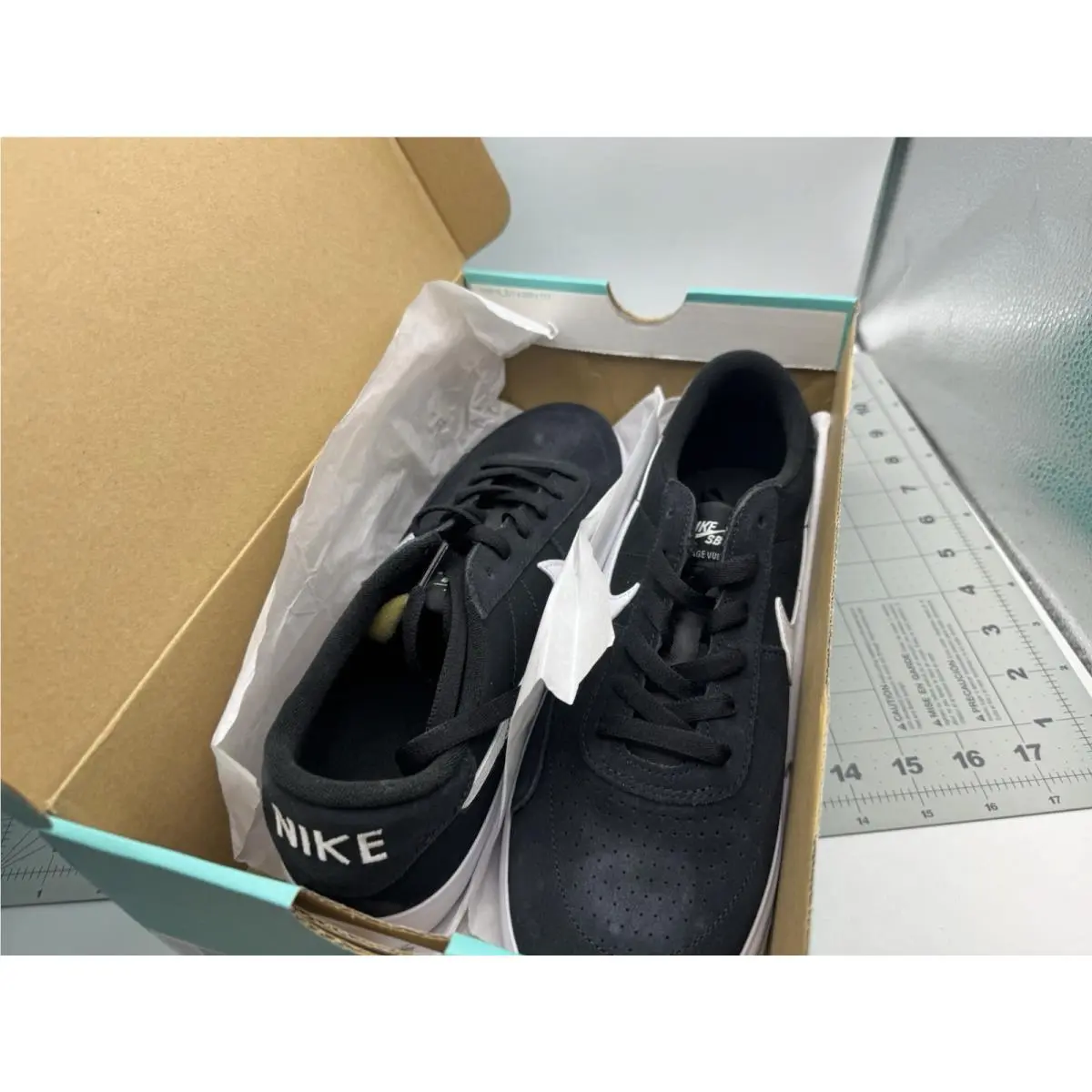 Nike SB Heritage Vulc Black/white - Size 10.5