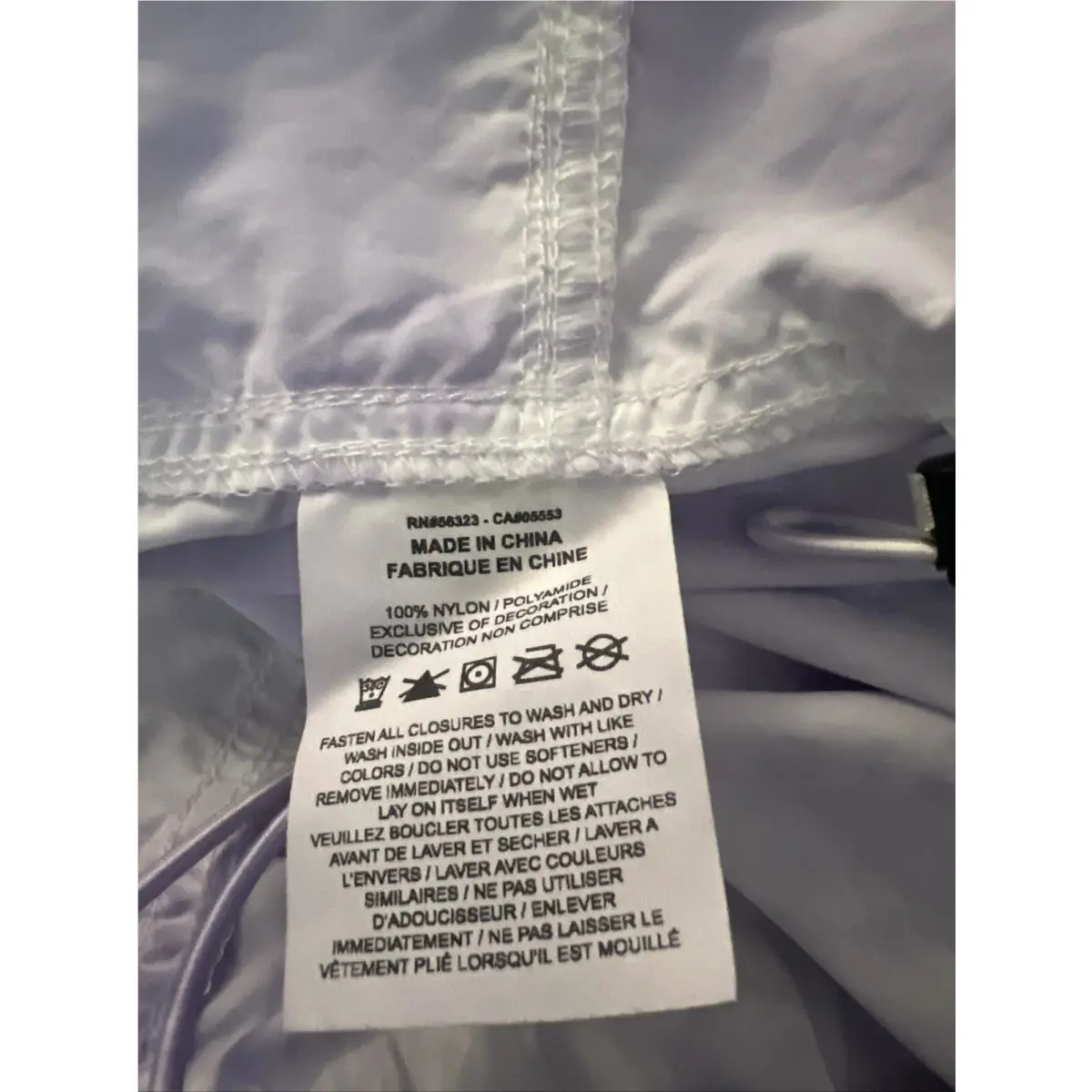 Nike clothing - Nike Sportswear Tech Pack Men`s Woven Hooded Jacket - DX0217519 - Indigo Haze White (UPC: 0196156939483) 8