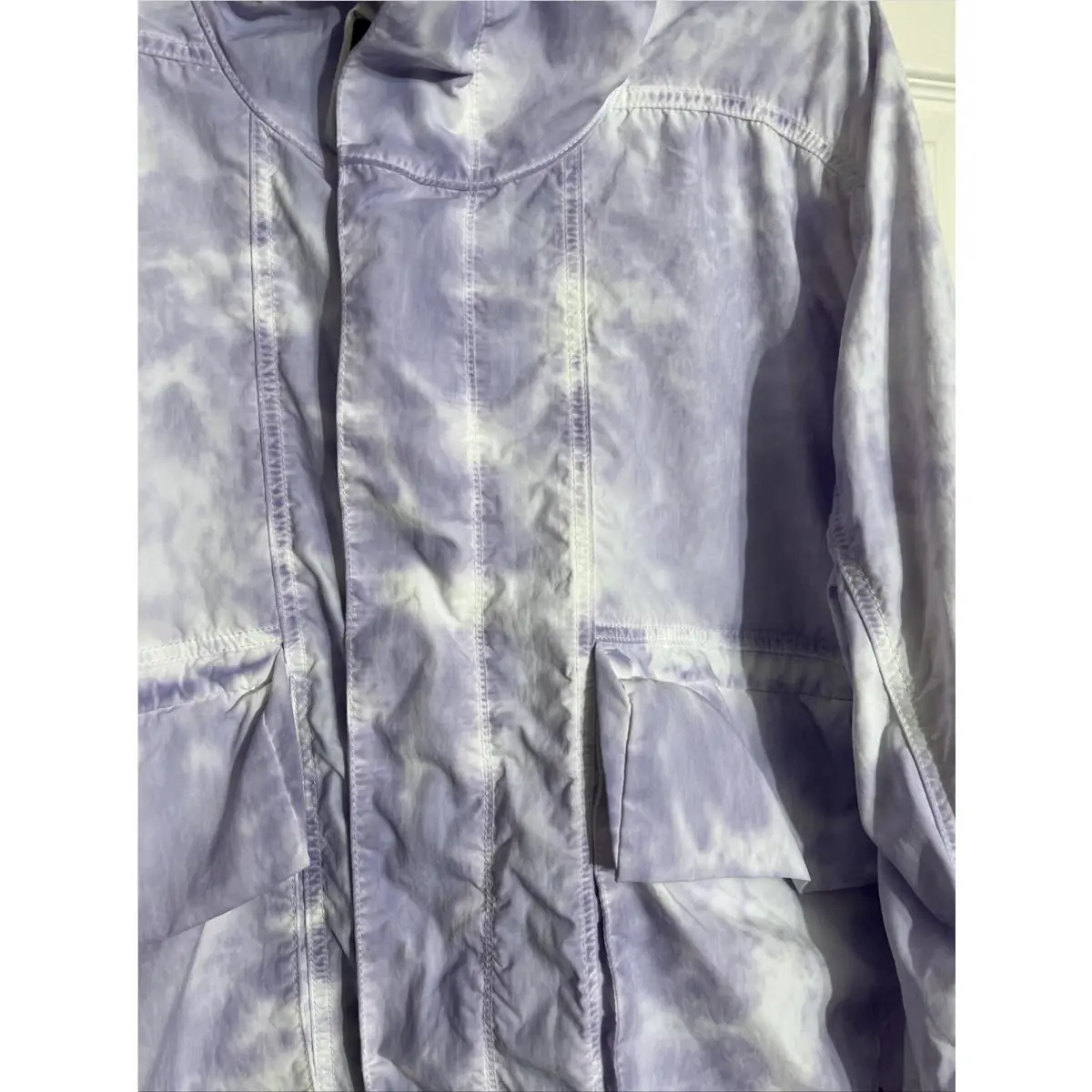 Nike clothing - Nike Sportswear Tech Pack Men`s Woven Hooded Jacket - DX0217519 - Indigo Haze White (UPC: 0196156939483) 9