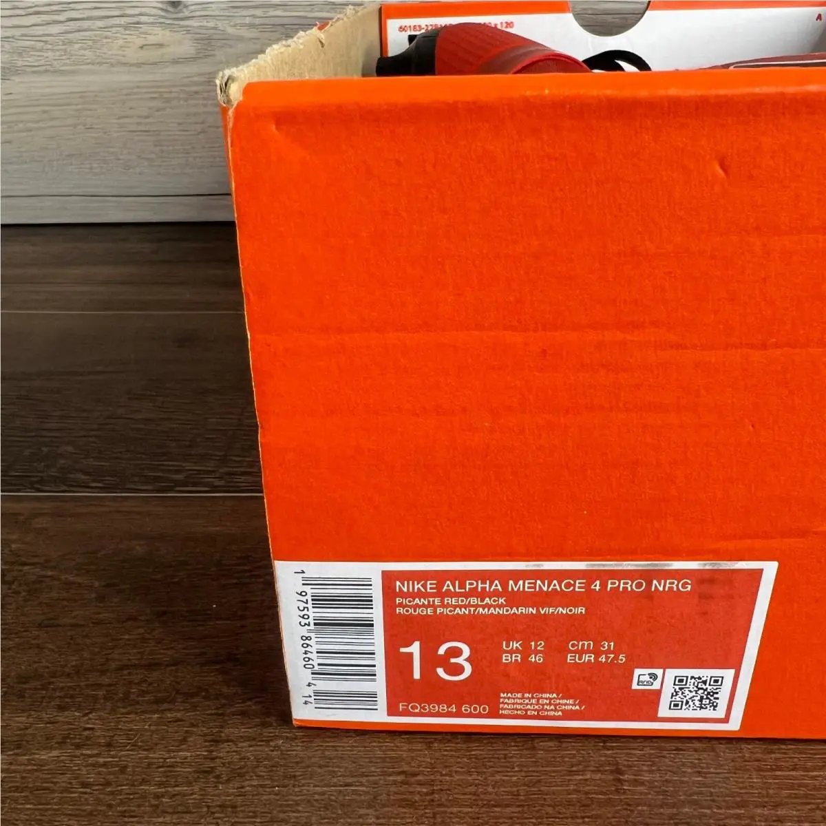 Nike shoes - Nike Alpha Menace - Alpha Menace - FQ3984-600 - Red 8