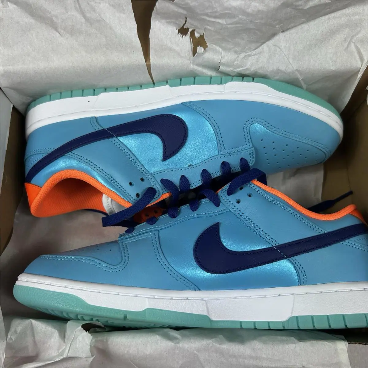 Nike shoes - Nike Dunk Low - Dunk Low - HQ1538-416 - Blue (UPC: 0197599979081) 10